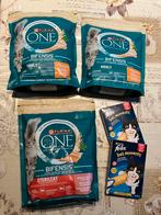 3 Nieuwe zakken Purina One kattenkorrels + snoep, Dieren en Toebehoren, Dierenvoeding, Ophalen of Verzenden, Kat