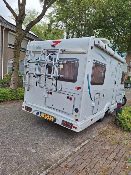 Mooie kamper te koop, Caravans en Kamperen, Mobilhomes, tot en met 4, Fiat, Fiat, Diesel, Handgeschakeld, Rondzit, Douche, Koelkast
