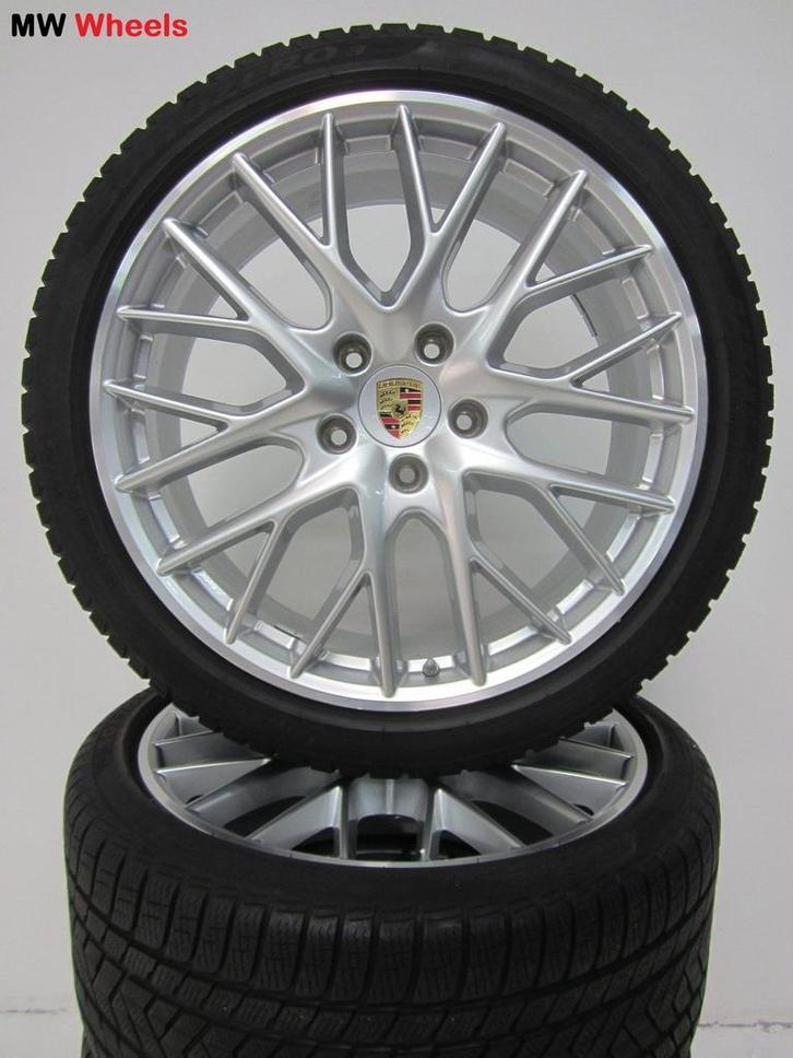 Originele Porsche Panamera 971 21 inch velgen winterbanden, Auto-onderdelen, Banden en Velgen, Banden en Velgen, Winterbanden