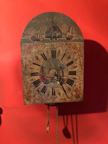 Horloge suspendue frisonne du XVIIIe siècle