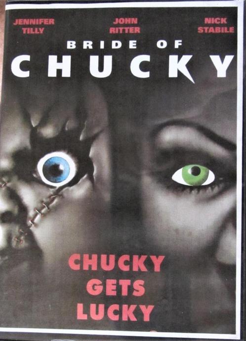 DVD HORROR- BRIDE OF CHUCKY, Cd's en Dvd's, Dvd's | Horror, Zo goed als nieuw, Monsters, Alle leeftijden, Ophalen of Verzenden