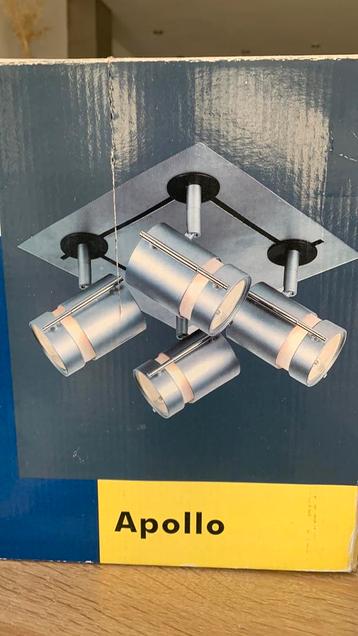 Nieuw Plafondlicht zilvergrijs met glas beschikbaar voor biedingen
