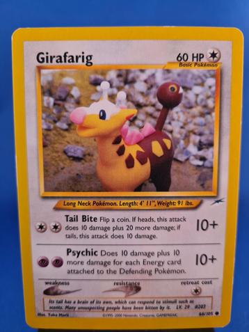 Girafarig 66/105 - Neo Destiny beschikbaar voor biedingen