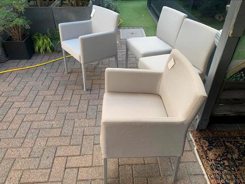 4 prachtige Manutti tuinstoelen niet gebruikt, Tuin en Terras, Tuinsets en Loungesets, Zo goed als nieuw, Aluminium, 4 zitplaatsen