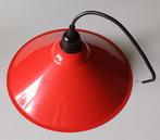 Ikea rode lampenkap 1987 vintage, hanglamp 31 cm, Minder dan 25 cm, Rond, Gebruikt, Ophalen of Verzenden