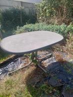 Tuintafels en stoelen gratis, Tuin en Terras, Ophalen, Gebruikt, Ovaal, Plastic
