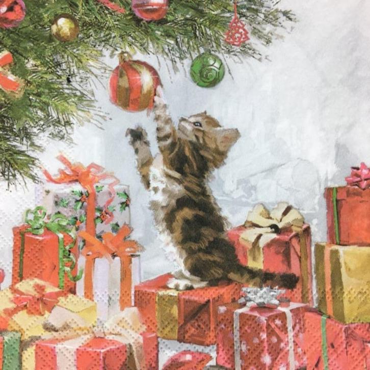 4 papieren servetten, patroon 45, ideaal om te knutselen, Hobby en Vrije tijd, Knutselen, Nieuw, Ophalen of Verzenden