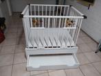 Kinderpark wit 80x100x90cm hoog, Kinderen en Baby's, Babyparken, Ophalen, Zo goed als nieuw, Rechthoekig, In hoogte verstelbaar