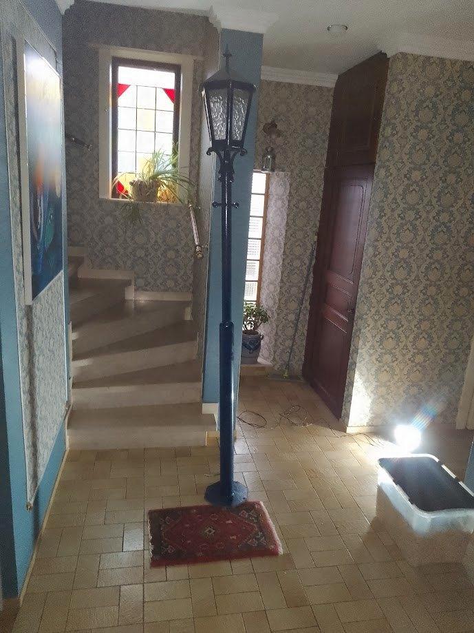 Lanterne extérieure sur mât, Jardin & Terrasse, Éclairage extérieur, Comme neuf, Lampe au sol, Acier, Alimentation secteur, Résistant à l'eau