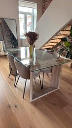 Tafels + stoelen, Huis en Inrichting, Tafels | Eettafels, Ophalen, Zo goed als nieuw