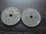25 cent 1945-1946 zinkoorlog 1940-1945NL, Verzenden, Overig, Losse munt