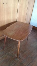 Table basse allongée ovale vintage design nordique, Ophalen, Gebruikt, 50 tot 100 cm, 50 tot 75 cm