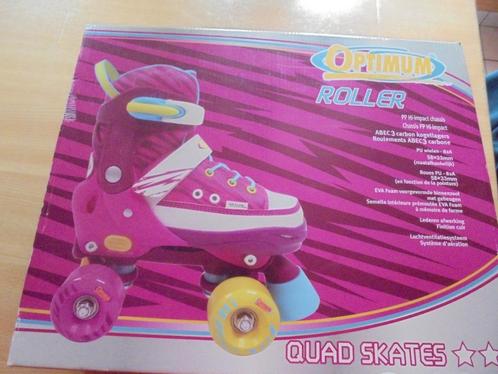 Verstelbare Quad skates roze maat 36-39, Kinderen en Baby's, Speelgoed | Buiten | Rolschaatsen, Zo goed als nieuw, Dames, Kinderen