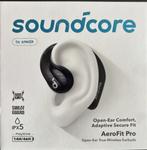 Soundcore AeroFit Pro Zwart, Ophalen of Verzenden, Zo goed als nieuw, In oorschelp (earbud), Bluetooth