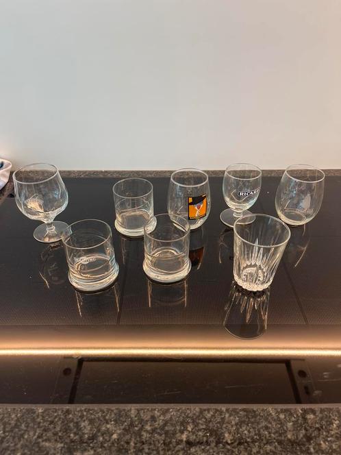 8  nieuwe aperitief-glazen, Verzamelen, Glas en Drinkglazen, Nieuw, Ophalen of Verzenden