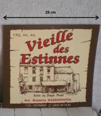 Vieille des Estinnes - Pub en plastic  26 x 28 cm, Panneau, Plaque ou Plaquette publicitaire, Enlèvement ou Envoi, Neuf