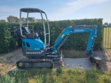 Minigraver Messersi M16U / Vacuüm / Graafmachine / Kraan beschikbaar voor biedingen