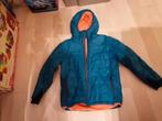 Azuurblauwe jas met oranje accenten Quiksilver 10 jaar, Ophalen of Verzenden, Gebruikt, Quiksilver, Jongen of Meisje