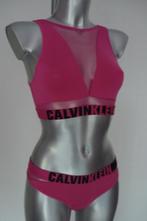 Roze setje BH top + string '' M, Calvin Klein, Verzenden, Roze, BH