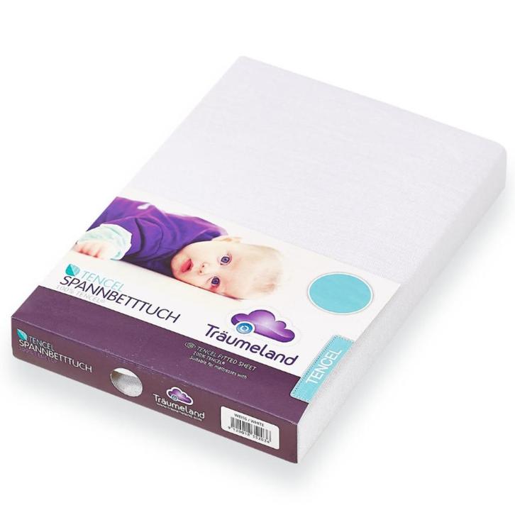 Träumeland hoeslaken Tencel 60x120/70x140 cm, Kinderen en Baby's, Overige Kinderen en Baby's, Nieuw, Ophalen of Verzenden