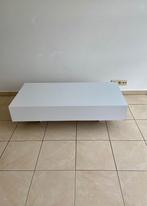 Table basse blanche, Comme neuf, 100 à 150 cm, Rectangulaire, 50 à 100 cm