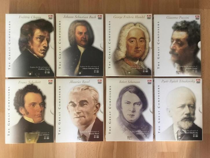 Dvd’s The Great Composers, Cd's en Dvd's, Cd's | Klassiek, Ophalen of Verzenden