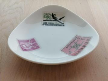 Sabena porselein asbak Vintage Style Expo 1958-63s Postzegel beschikbaar voor biedingen