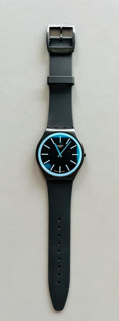 Horloge Swatch Obsidian Shimmer ss07b111 NIEUW, Handtassen en Accessoires, Horloges | Heren, Nieuw, Polshorloge, Swatch, Staal