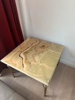 Table basse vintage en onyx, Ophalen, Zo goed als nieuw