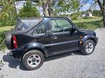 Suzuki jimny #Cabrio# 1300cc benzine !!4x4!! Bj 2006, Auto's, 4 zetels, Stof, Zwart, Elektrische ramen