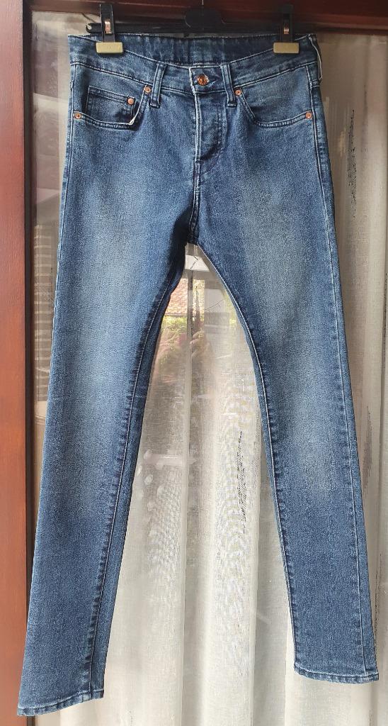 Skinny jeans van H&M maat W29/L32, Kleding | Dames, Spijkerbroeken en Jeans, Gedragen, W28 - W29 (confectie 36), Blauw, Ophalen of Verzenden