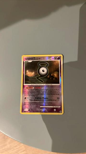 Unown G reverse holo, Enlèvement ou Envoi, Neuf, Cartes en vrac