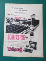 Scalextric - publicité papier - 1962, Verzamelen, Overige typen, Gebruikt, Ophalen of Verzenden