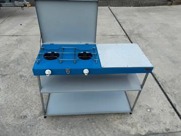 Camping  vuurtje op gas