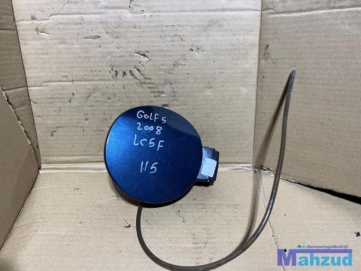 VW GOLF 5 blauw LC5F tankklep 2003-2009, Auto-onderdelen, Carrosserie, Deur, Volkswagen, Gebruikt, Ophalen of Verzenden
