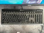 Corsair K68 RGB mechanisch toetsenbord – waterbestendig, Ophalen, Gebruikt, Azerty, Ergonomisch