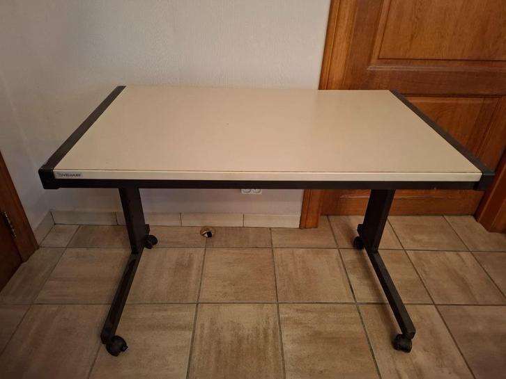 Te geven Computerbureau, stoel en ladekast, Huis en Inrichting, Bureaus, Gebruikt, Bureau, In hoogte verstelbaar, Met wielen, Ophalen