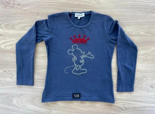 longsleeve Mickey Mouse - maat 8 jaar - maat 128, Kinderen en Baby's, Kinderkleding | Maat 128, Zo goed als nieuw, Jongen, Shirt of Longsleeve