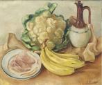 huile sur toile nature morte signe lucienne bosquet, Ophalen of Verzenden