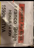 Francobelge Hekla 14kw - 100% fonte - Neuf, Neuf, Encastré, Enlèvement, Bois