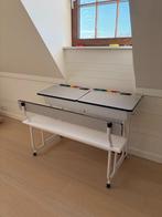 Schoolbank, Ophalen, Met wielen, Gebruikt, Bureau