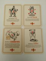 4 bier kaarten over duvel kleur verschillende kleuren, Ophalen, Zo goed als nieuw