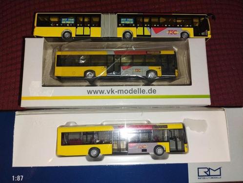 Set van 3 BUS H0 TEC Rietze VK Model 1/87, Hobby en Vrije tijd, Modelauto's | 1:87, Zo goed als nieuw, Bus of Vrachtwagen, Rietze