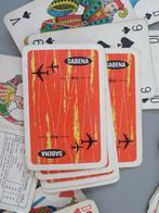 speelkaarten compleet spel Sabena Airlines oranje, Verzenden, Zo goed als nieuw, Speelkaart(en)