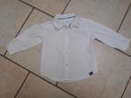 chemise blanche + petits dessins taille 74, Enlèvement ou Envoi, Comme neuf, Garçon, Chemise ou Chemisier