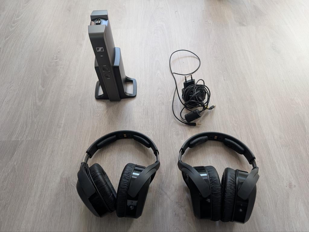 Sennheiser RS 175 met 2 hoofdtelefoons voor tv, Enlèvement, Sennheiser