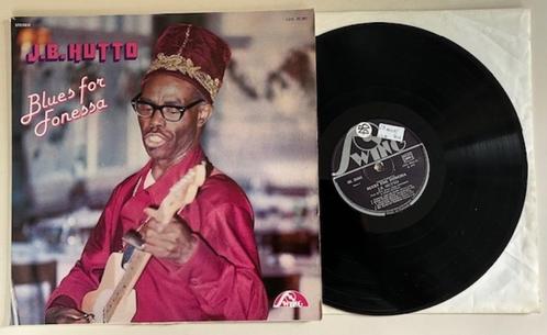 LP J.B. HUTTO - BLUES FOR FONESSA - LIVE STOCKHOLM 1976, Cd's en Dvd's, Vinyl | Jazz en Blues, Zo goed als nieuw, Blues, 1960 tot 1980