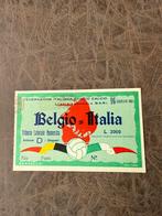 Ticket italie-belgie 1955, Verzamelen, Verzenden, Zo goed als nieuw, Overige typen