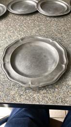 Oud tinnen sierbord, Antiek en Kunst, Ophalen of Verzenden