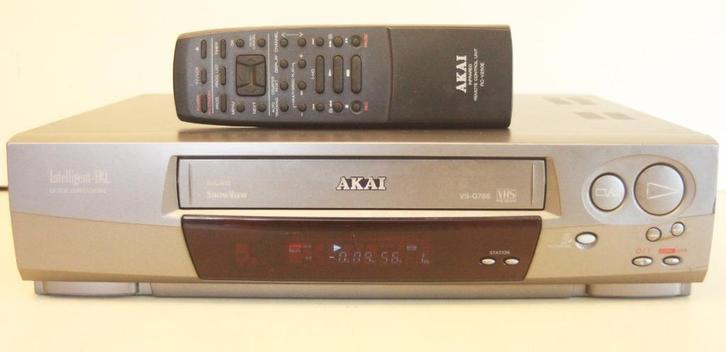 Akai VS-G786 High Quality Videorecorder / Afstandsbediening, Audio, Tv en Foto, Videospelers, Zo goed als nieuw, VHS-speler of -recorder